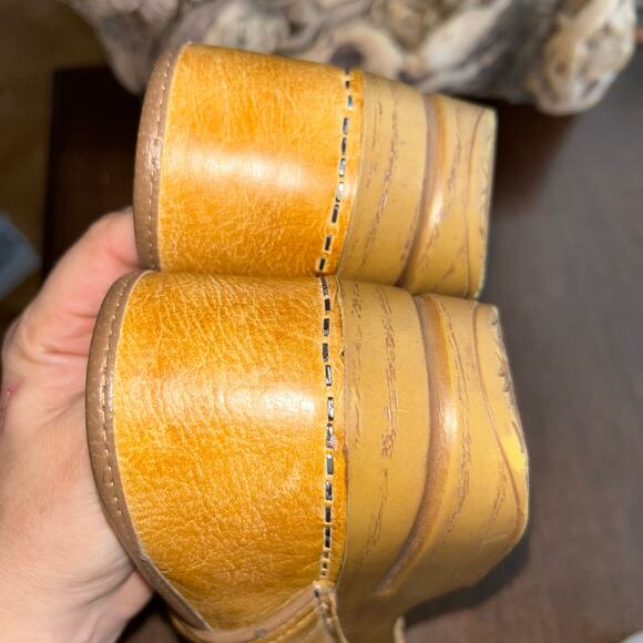 Dansko professional leather Honey Distressed Clog size 37 - Picture 7 of 11